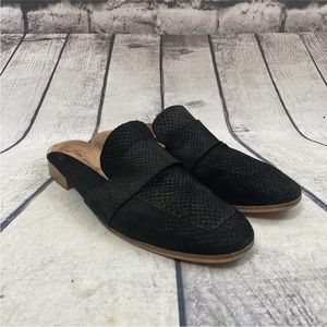 Free People Shoes Womens 42EU Black Loafers At Ease Suede Slip On